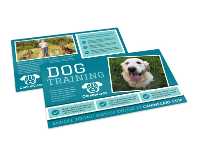 Dog Training Postcard Template bb50u3j28z preview